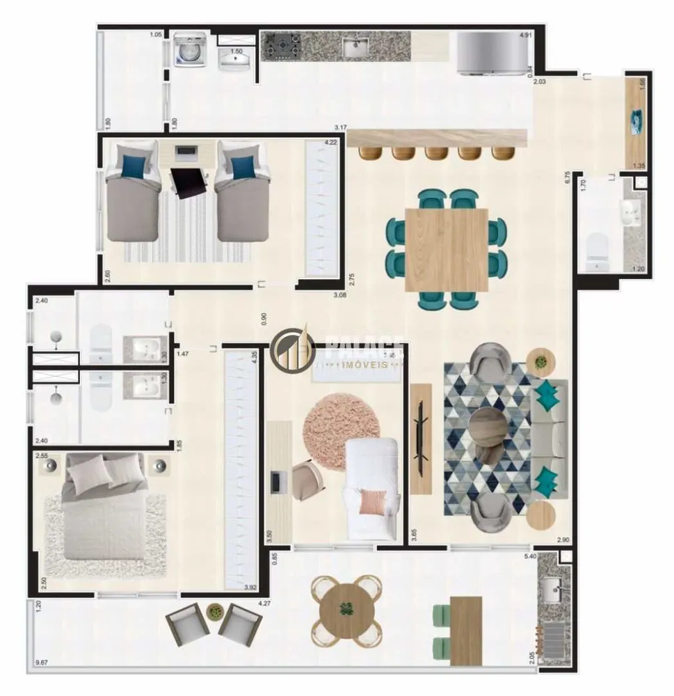 Apartamento, 3 quartos, 115 m² - Foto 7