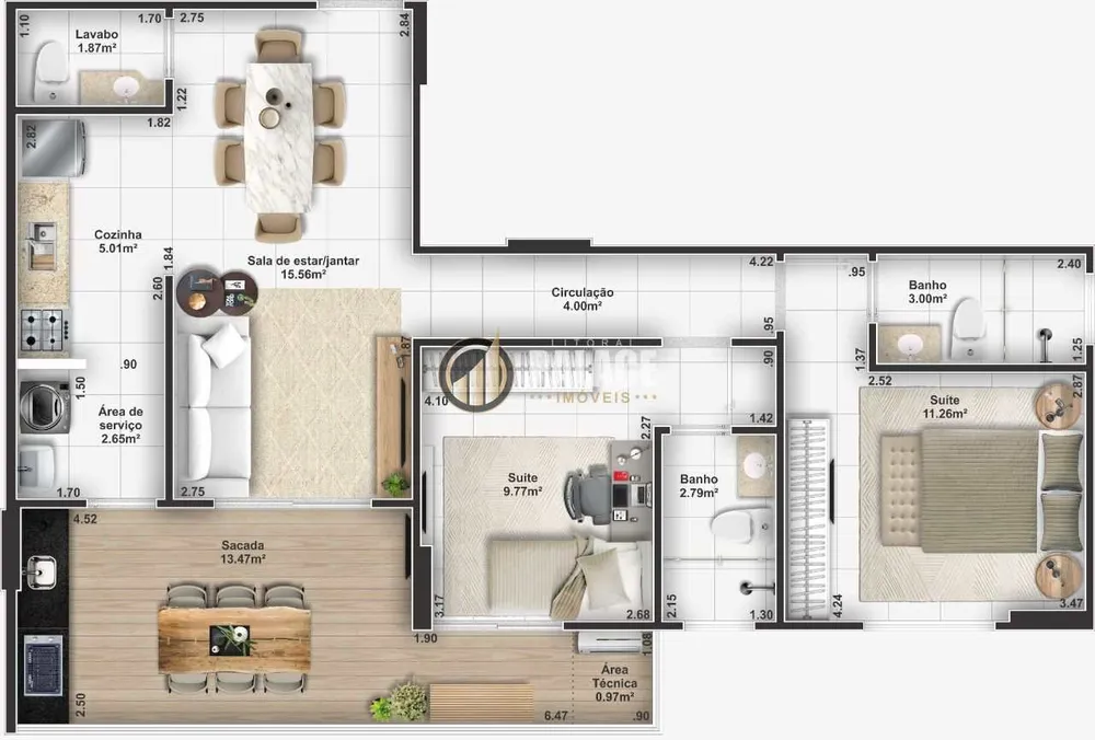 Apartamento, 2 quartos, 78 m² - Foto 15