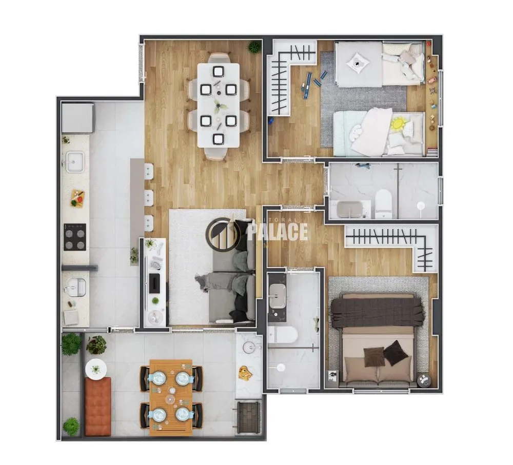 Apartamento, 2 quartos, 65 m² - Foto 8