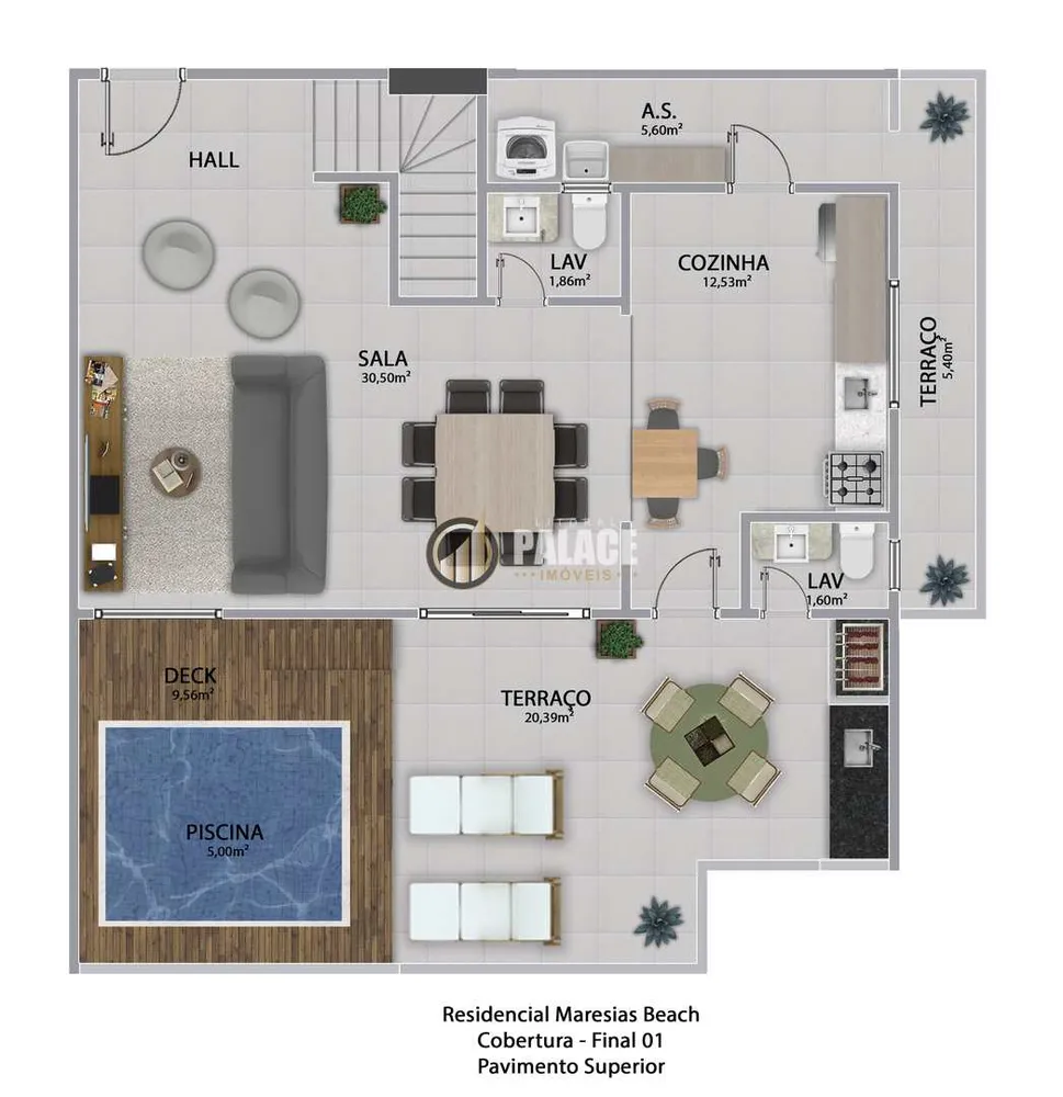 Cobertura, 4 quartos, 193 m² - Foto 6