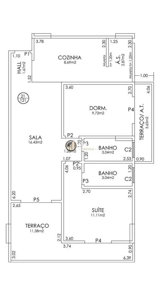 Apartamento, 2 quartos, 81 m² - Foto 3