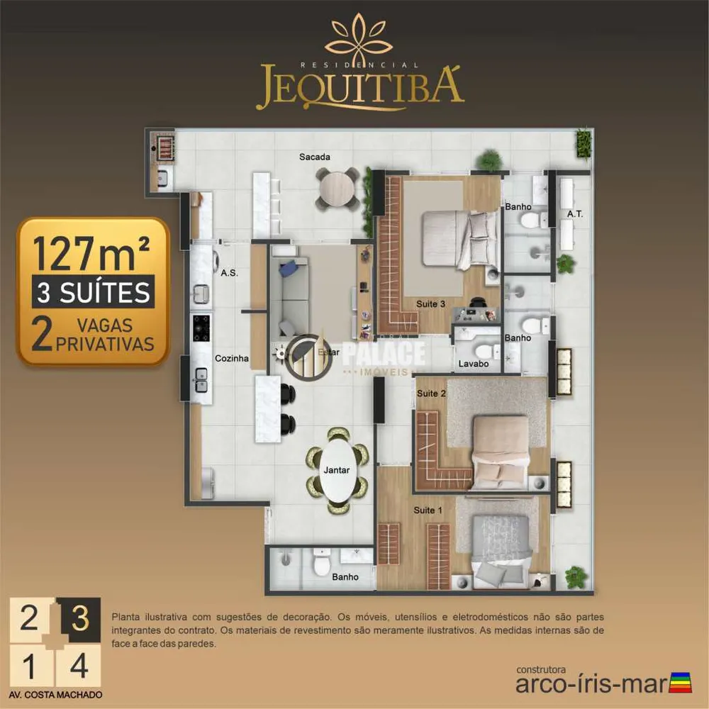 Apartamento, 3 quartos, 127 m² - Foto 7