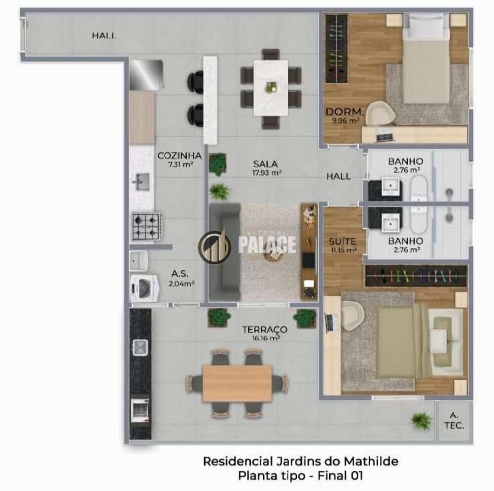 Apartamento, 2 quartos, 81 m² - Foto 3