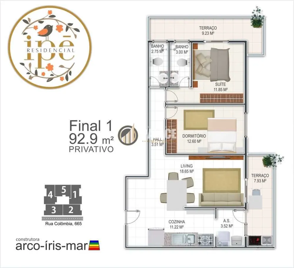 Apartamento, 2 quartos, 92 m² - Foto 9
