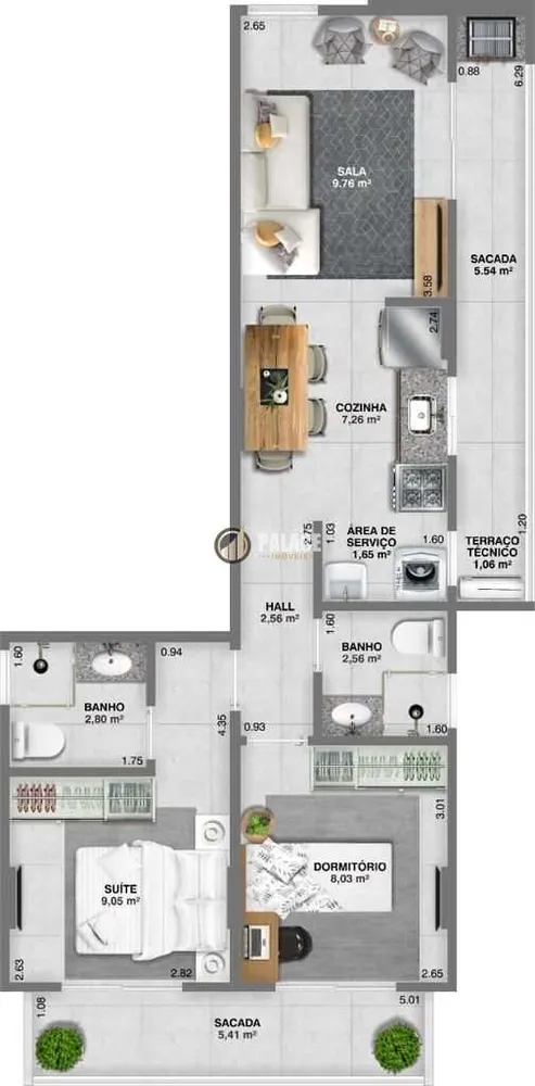 Apartamento, 2 quartos, 63 m² - Foto 17