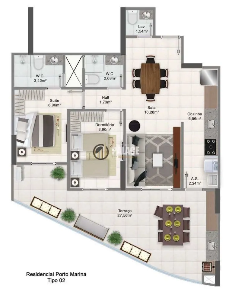 Apartamento, 2 quartos, 91 m² - Foto 16
