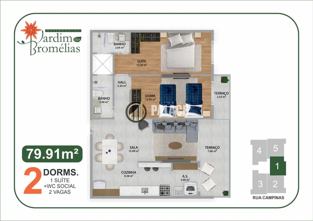 Apartamento, 2 quartos, 79 m² - Foto 15