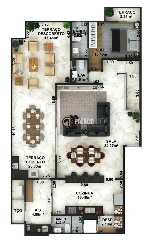 Cobertura, 4 quartos, 203 m² - Foto 4