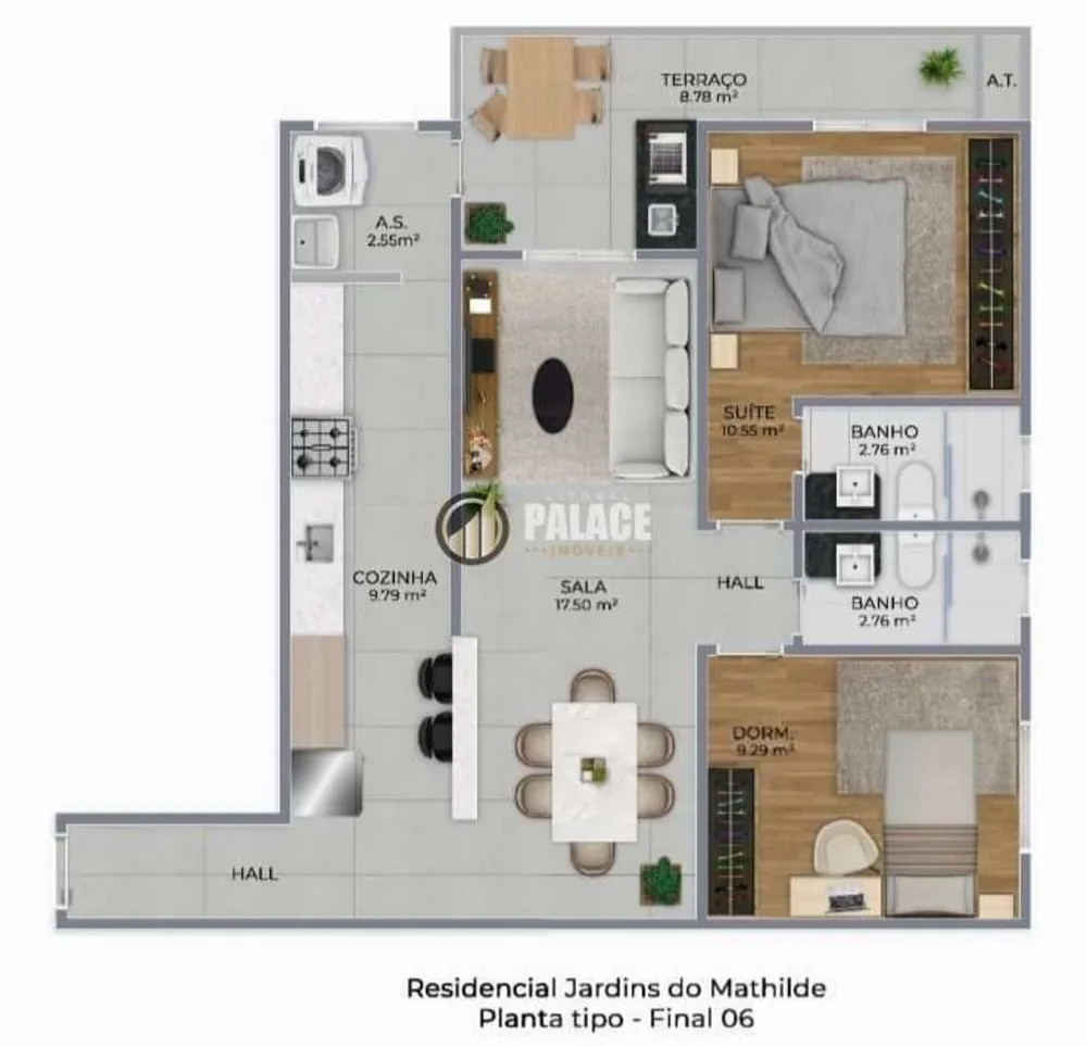 Apartamento, 2 quartos, 76 m² - Foto 20
