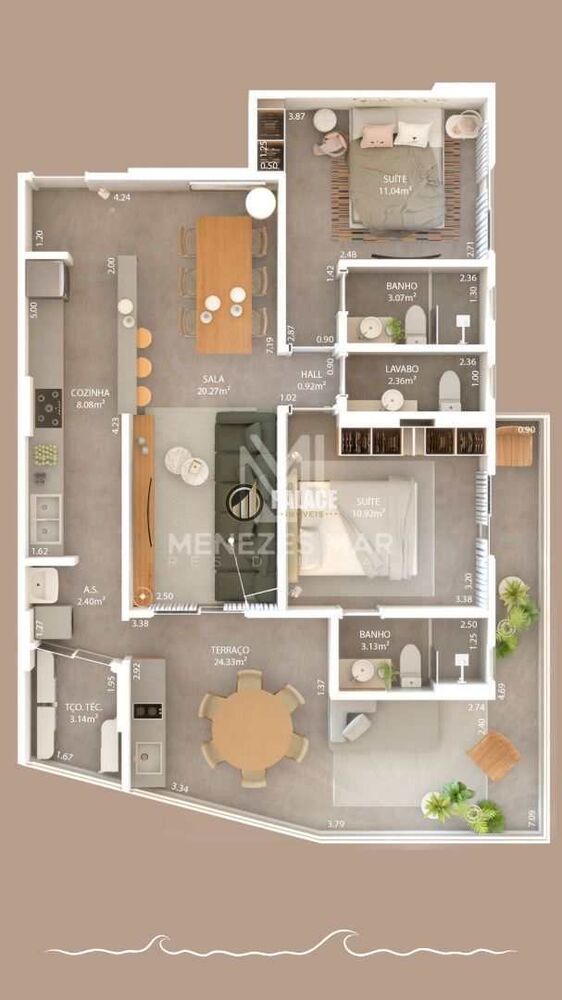 Apartamento, 2 quartos, 99 m² - Foto 1