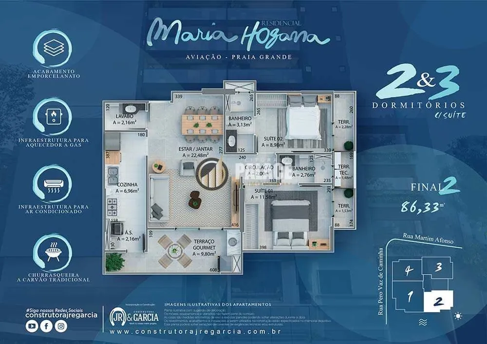Apartamento, 2 quartos, 86 m² - Foto 7