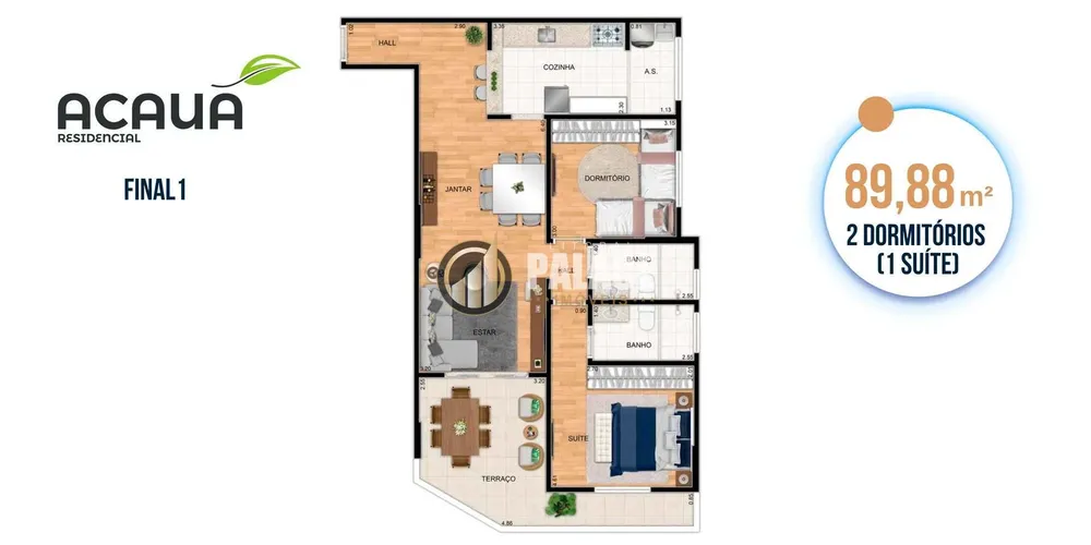 Apartamento, 2 quartos, 89 m² - Foto 8
