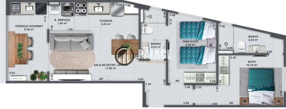 Apartamento, 2 quartos, 64 m² - Foto 11
