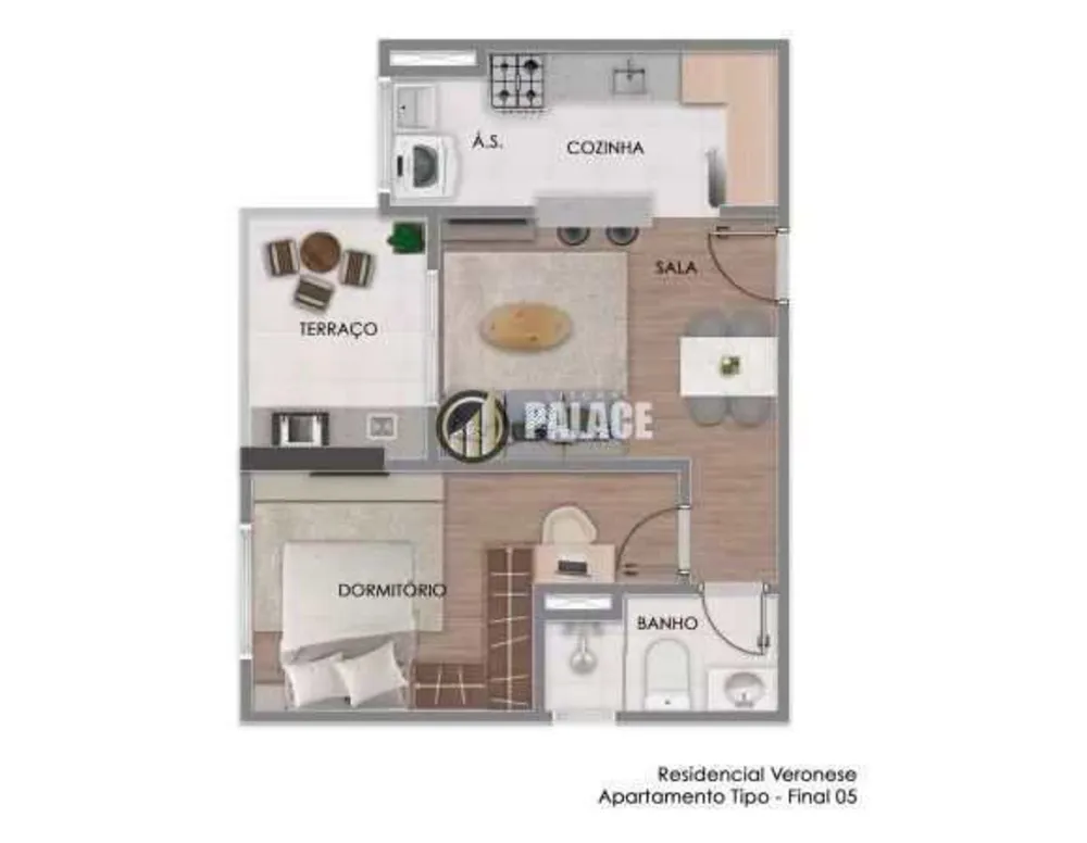 Apartamento, 1 quarto, 37 m² - Foto 7