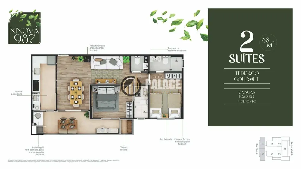 Apartamento, 2 quartos, 68 m² - Foto 5
