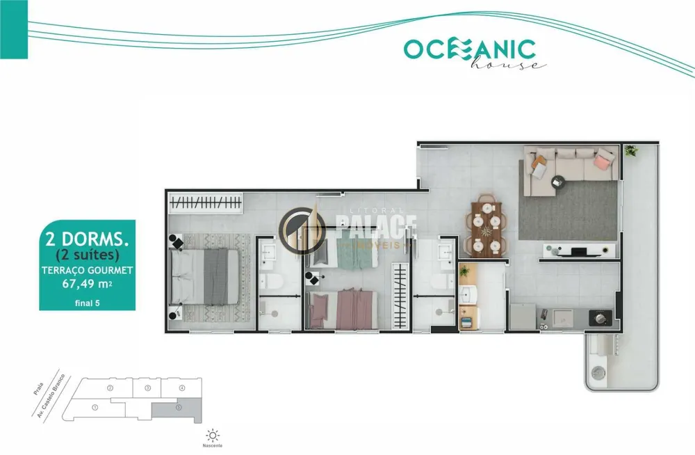 Apartamento, 2 quartos, 67 m² - Foto 8