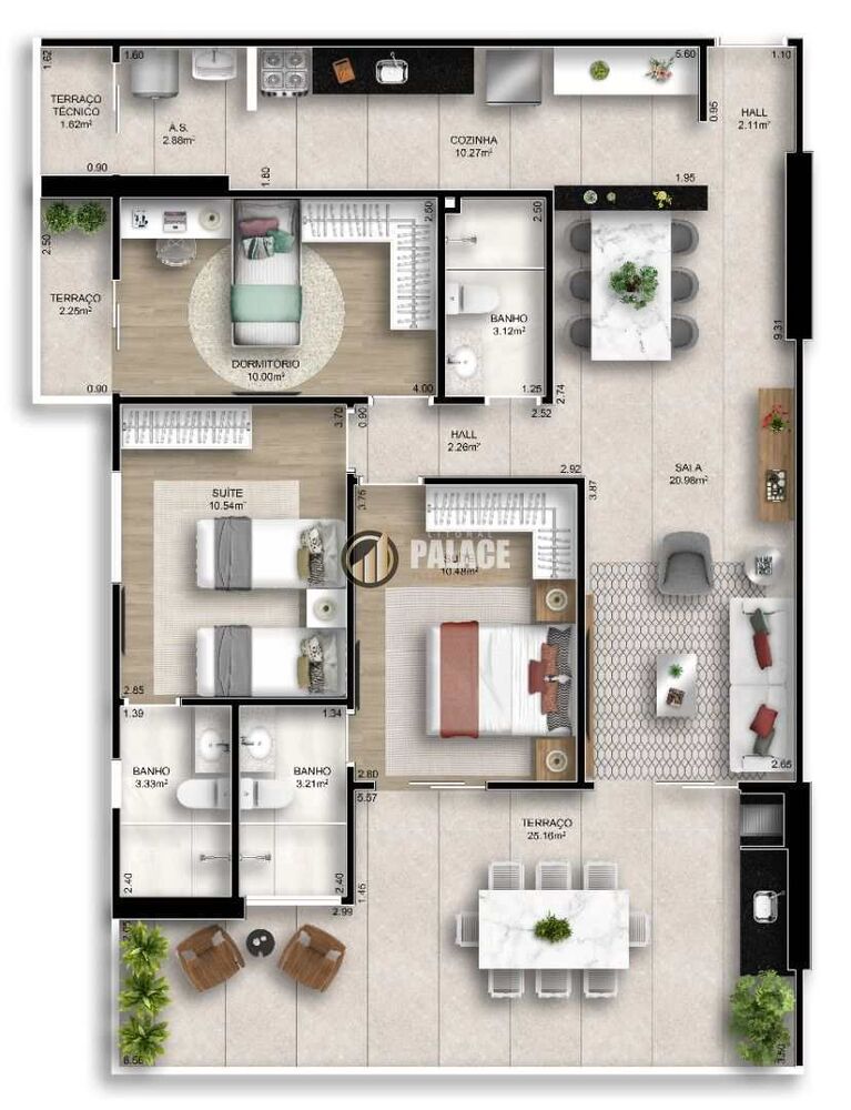 Apartamento, 3 quartos, 118 m² - Foto 7