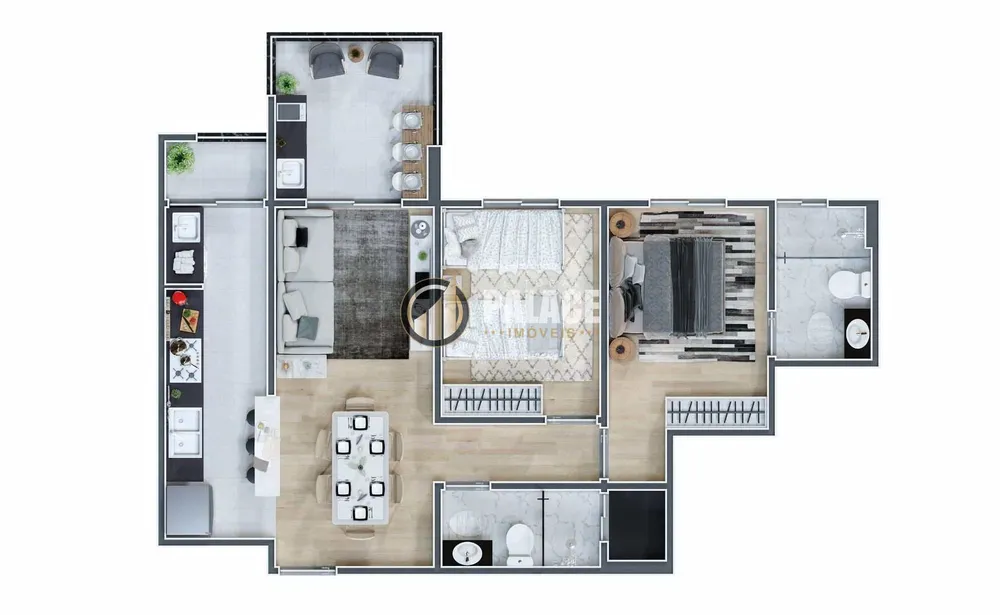 Apartamento, 2 quartos, 78 m² - Foto 7