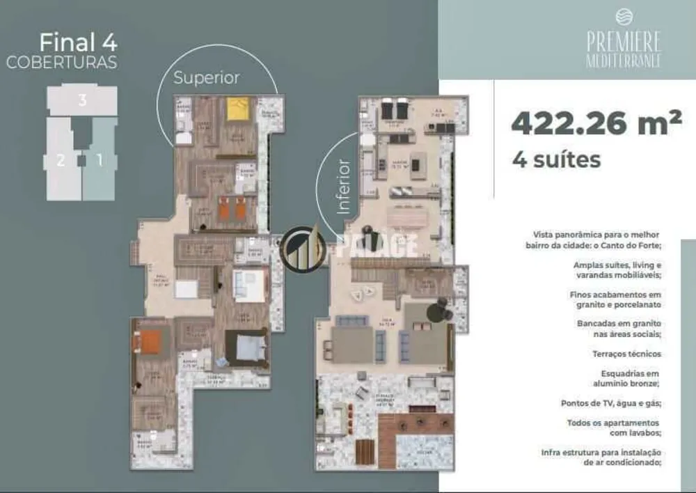 Cobertura, 4 quartos, 422 m² - Foto 8
