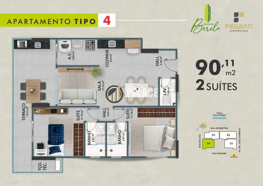 Apartamento, 2 quartos, 90 m² - Foto 20
