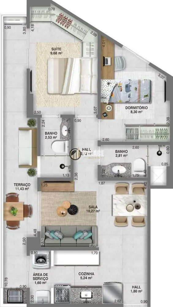 Apartamento, 2 quartos, 63 m² - Foto 8