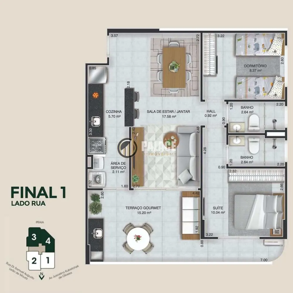 Apartamento, 2 quartos, 72 m² - Foto 18