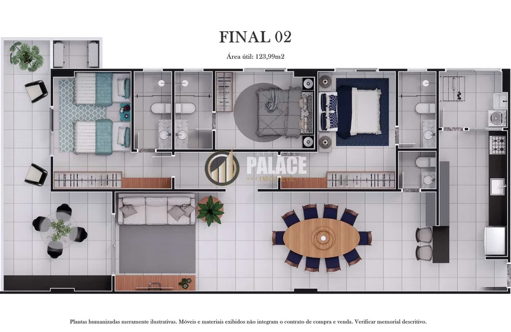 Apartamento, 3 quartos, 123 m² - Foto 8