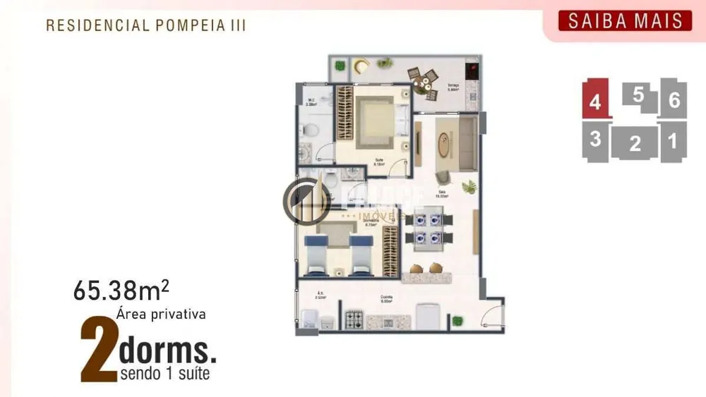 Apartamento, 2 quartos, 65 m² - Foto 11