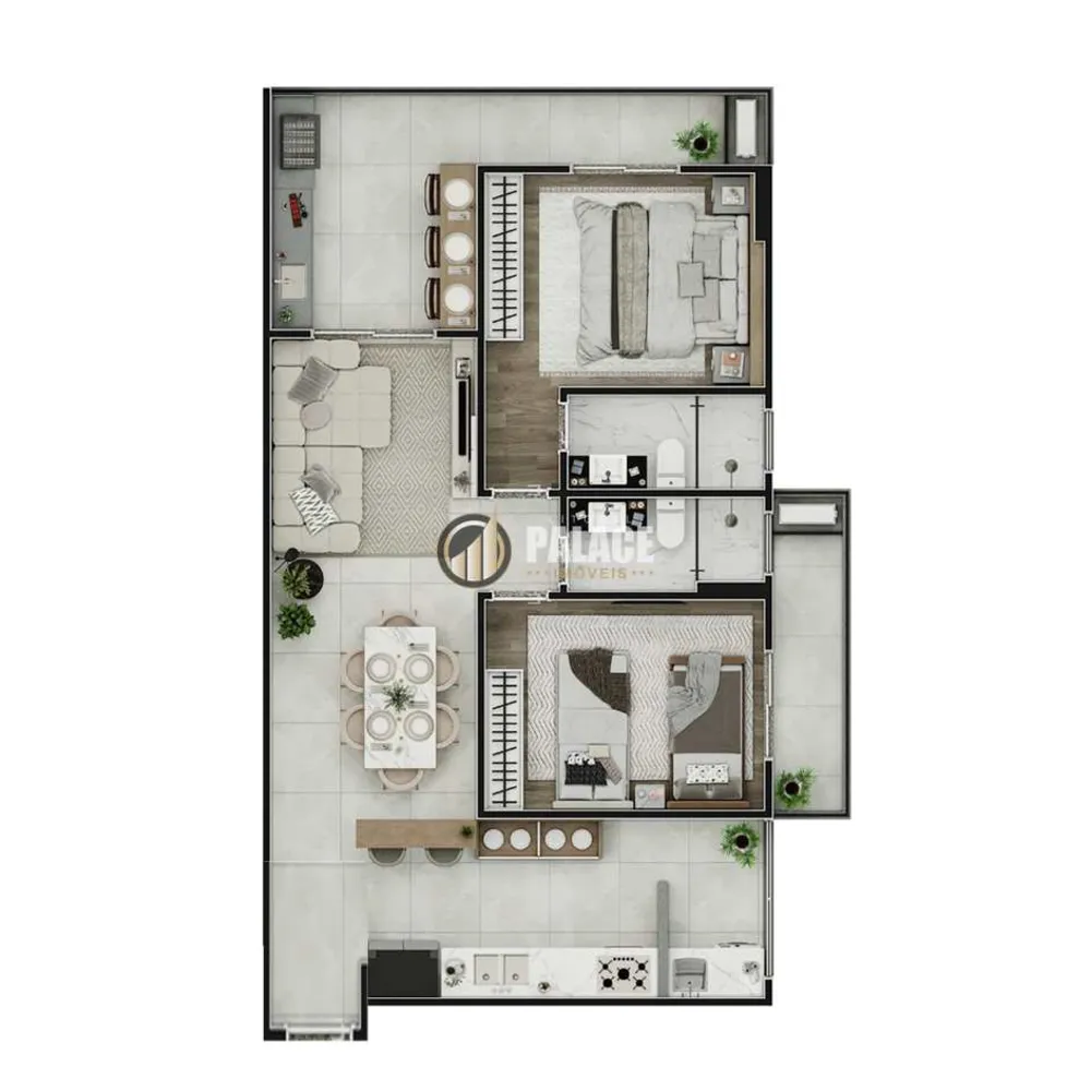 Apartamento, 2 quartos, 83 m² - Foto 8