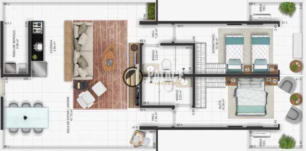 Apartamento, 2 quartos, 93 m² - Foto 16