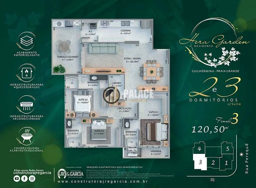 Apartamento, 3 quartos, 120 m² - Foto 4