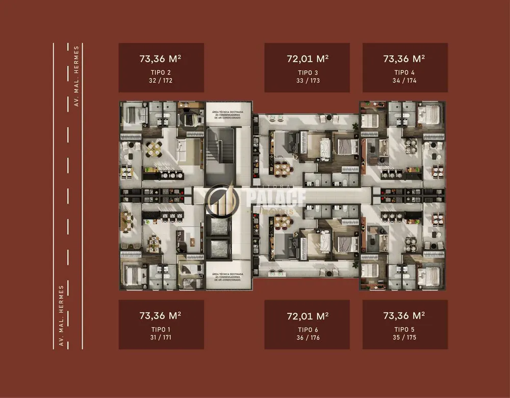 Apartamento, 2 quartos, 73 m² - Foto 1