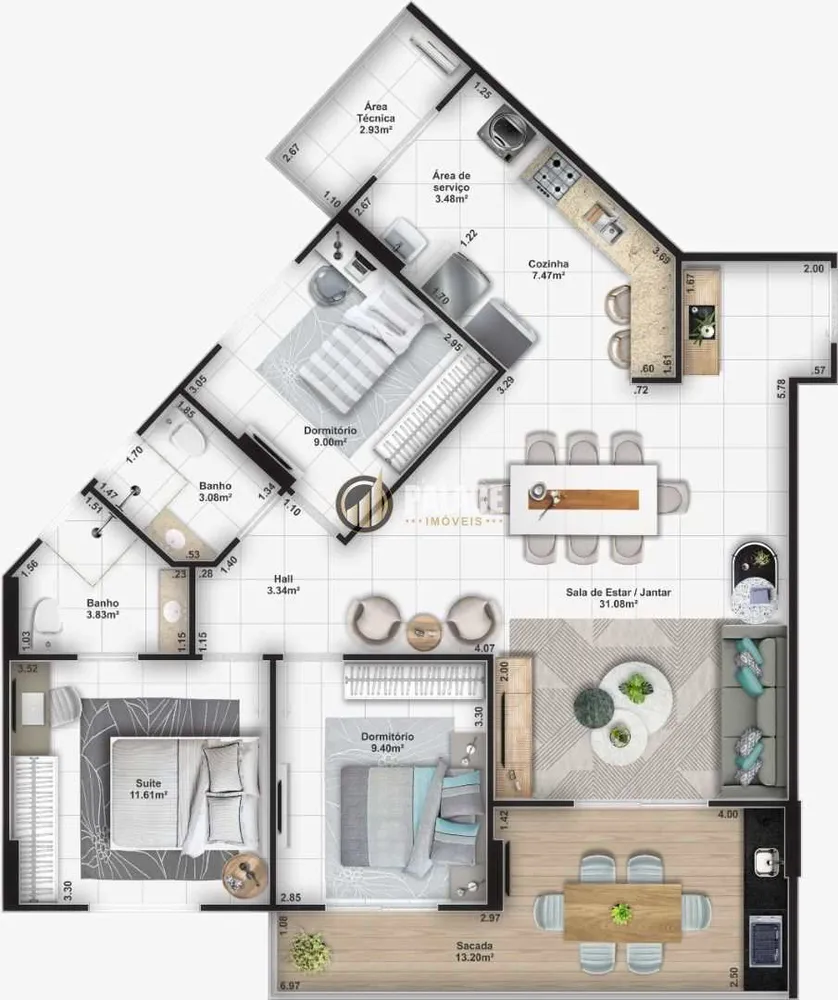 Apartamento, 3 quartos, 107 m² - Foto 15