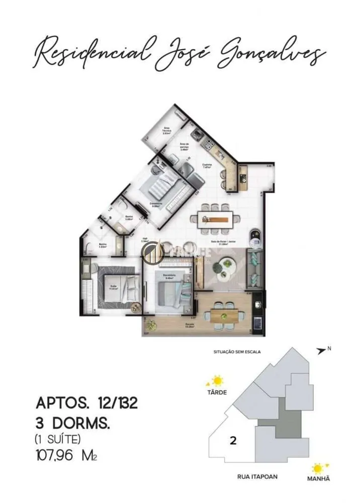 Apartamento, 3 quartos, 107 m² - Foto 14