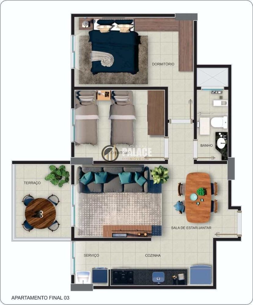 Apartamento, 2 quartos, 60 m² - Foto 6