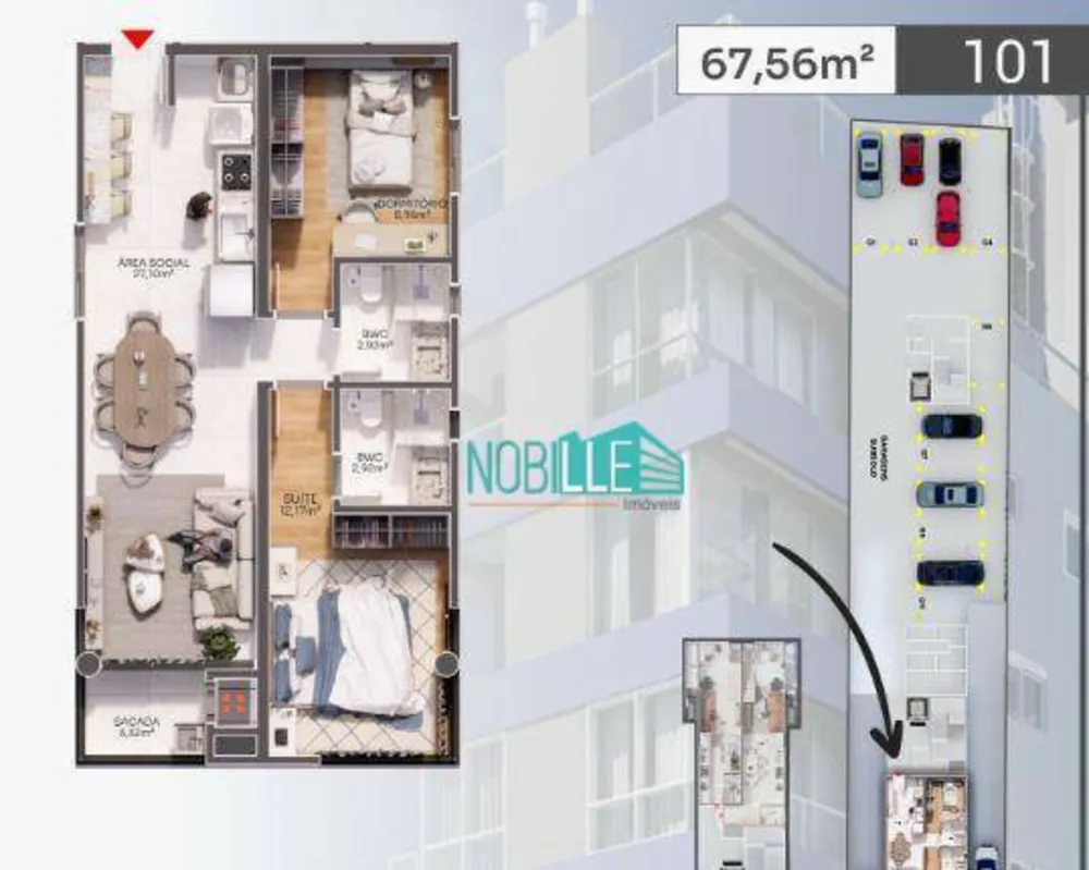 Apartamento, 3 quartos, 84 m² - Foto 8