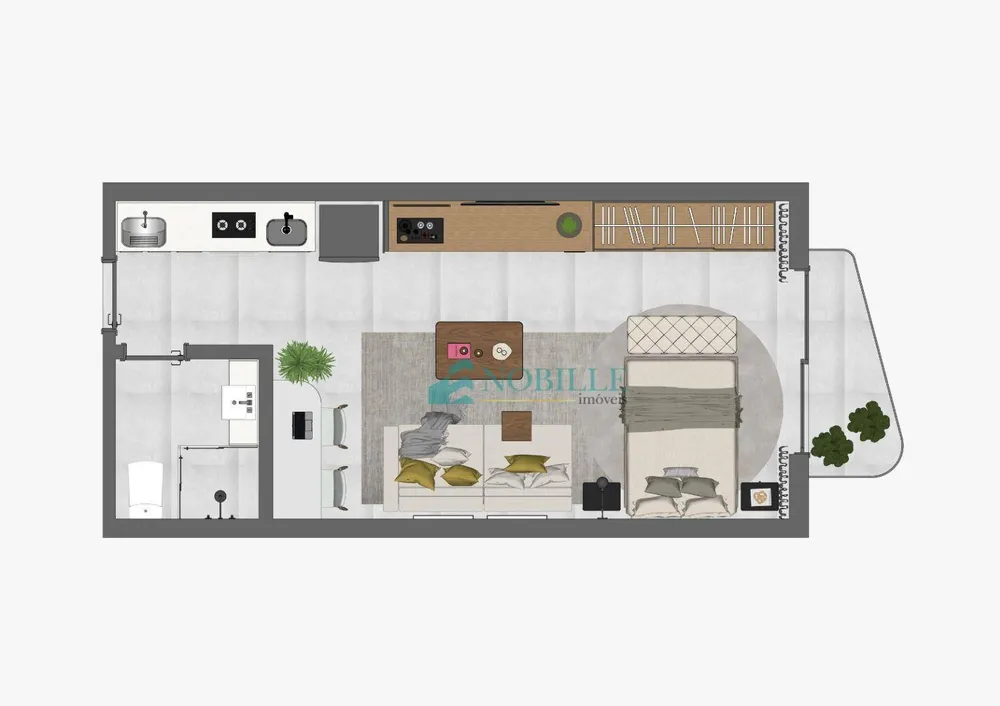 Apartamento, 1 quarto, 29 m² - Foto 5