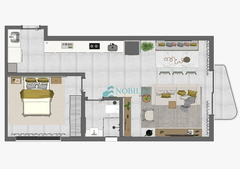 Apartamento, 1 quarto, 29 m² - Foto 8