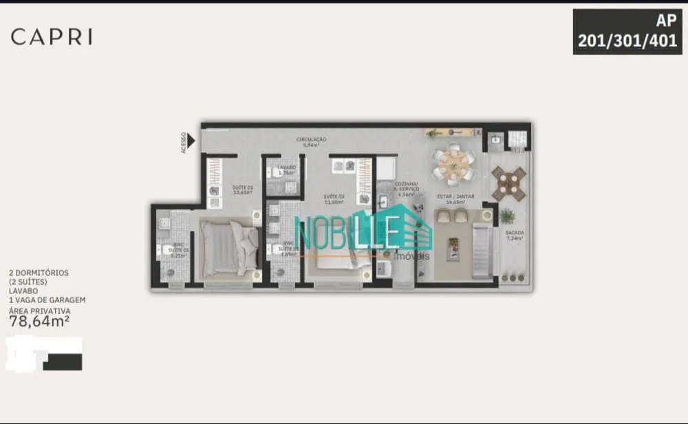 Apartamento, 3 quartos, 94 m² - Foto 15