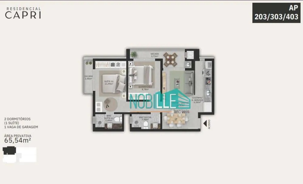 Apartamento, 3 quartos, 94 m² - Foto 7