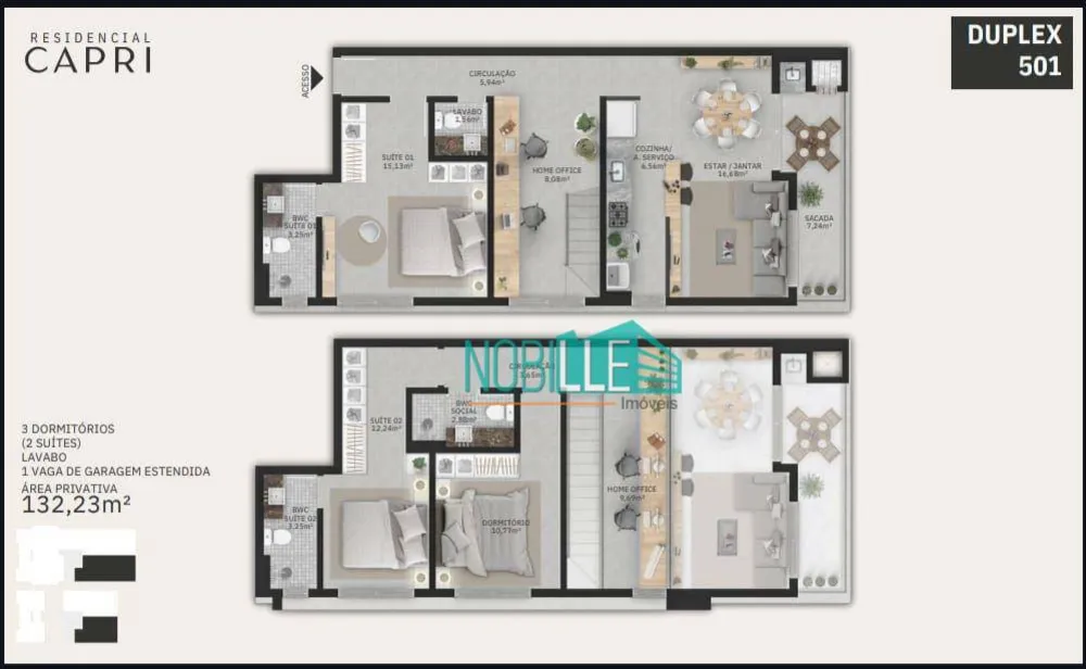 Apartamento, 3 quartos, 94 m² - Foto 12