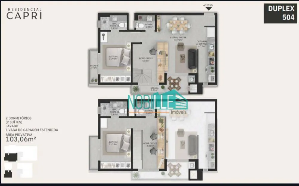 Apartamento, 3 quartos, 94 m² - Foto 11