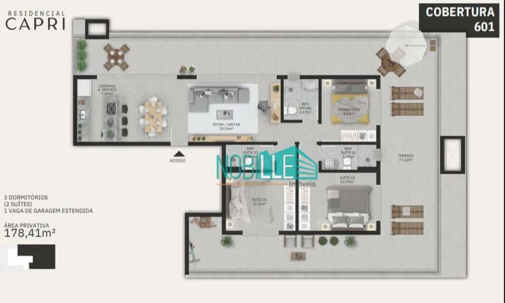 Apartamento, 3 quartos, 94 m² - Foto 5