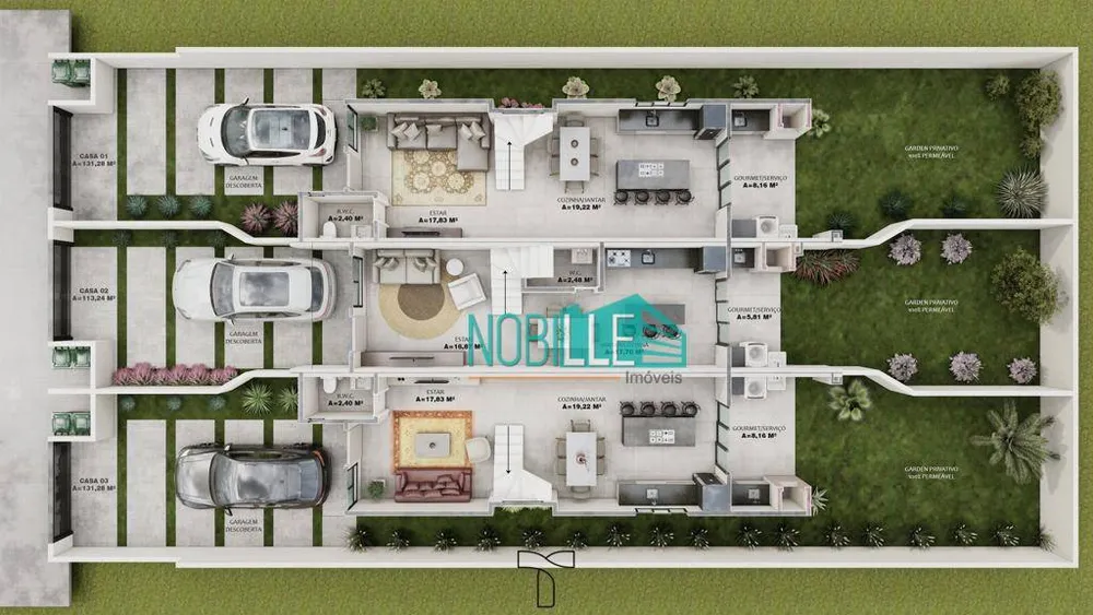 Casa, 3 quartos, 126 m² - Foto 19