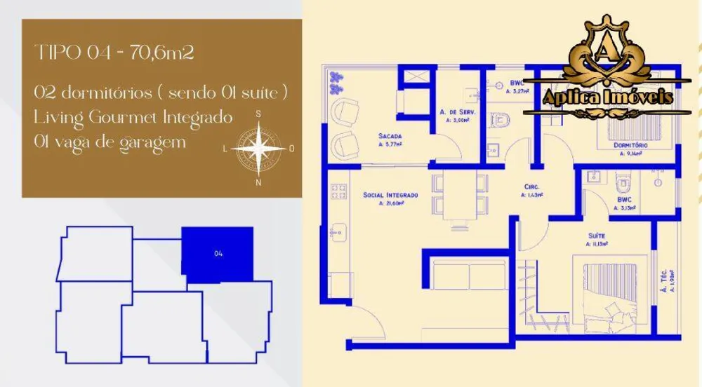 Apartamento, 3 quartos, 103 m² - Foto 8