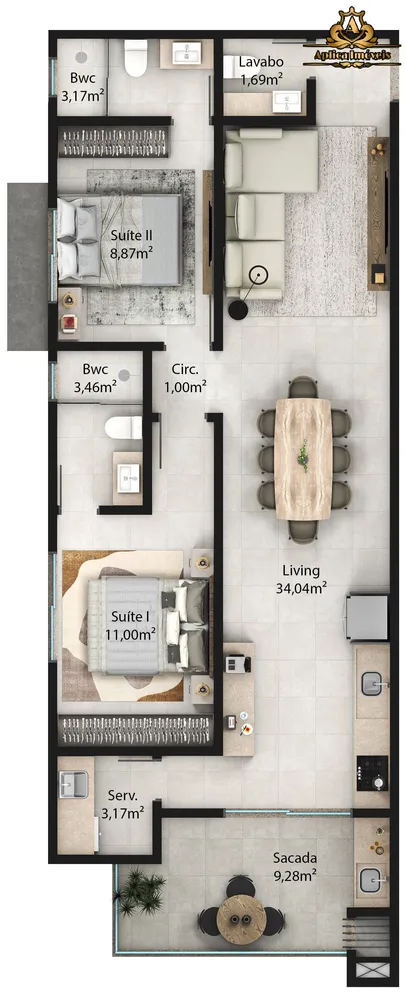 Apartamento, 3 quartos, 81 m² - Foto 7