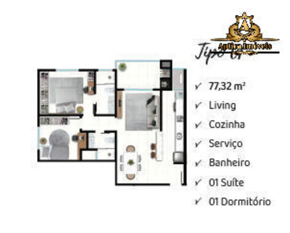Apartamento, 2 quartos, 75 m² - Foto 5