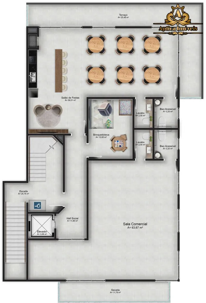 Apartamento, 2 quartos, 76 m² - Foto 1