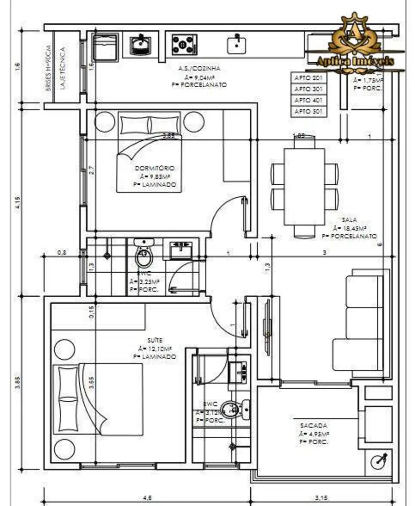 Apartamento, 2 quartos, 72 m² - Foto 15