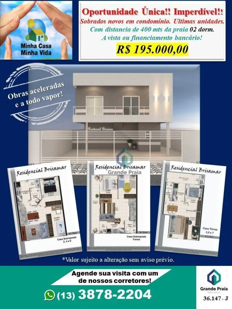 Casa, 2 quartos, 47 m² - Foto 1
